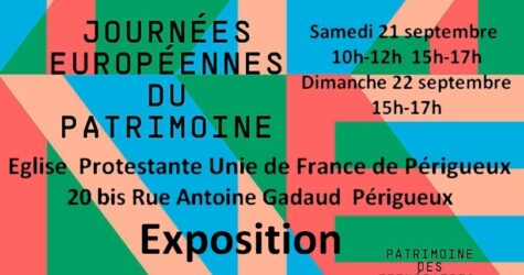 Journées du patrimoine. Exposition : La foi comme …